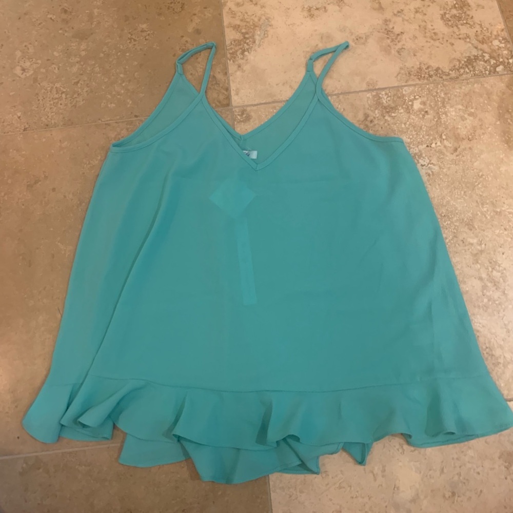 Ruffle tank